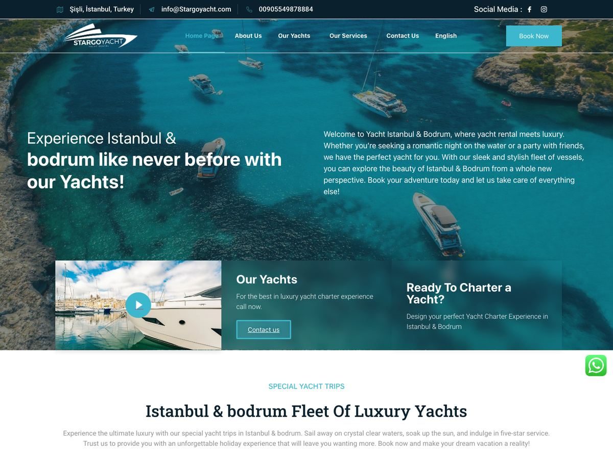 لقطة شاشة لمشروع Stargo Yacht